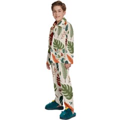 Kids  Long Sleeve Velvet Pajamas Set 