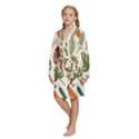 Kids  Long Sleeve Velvet Lounge Robe 