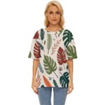 Leaves Autumn Oversized Basic T-Shirt