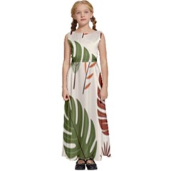 Kids  Satin Sleeveless Maxi Dress 