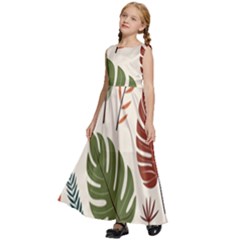 Kids  Satin Sleeveless Maxi Dress 