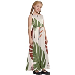 Kids  Satin Sleeveless Maxi Dress 