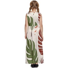 Kids  Satin Sleeveless Maxi Dress 