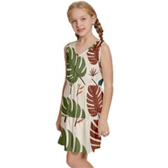 Kids  Sleeveless Tiered Mini Dress 