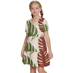 Kids  Short Sleeve Tiered Mini Dress 