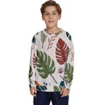 Leaves Autumn Kids  Crewneck Sweatshirt