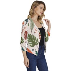 Women s Casual 3/4 Sleeve Spring Jacket 