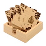 Leaves Autumn Bamboo Coaster Set