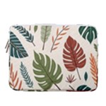 Leaves Autumn 14  Vertical Laptop Sleeve Case With Pocket