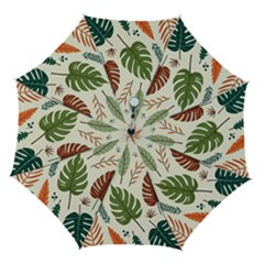 Leaves Autumn Automatic Folding Umbrella with Case (Medium) from ArtsNow.com