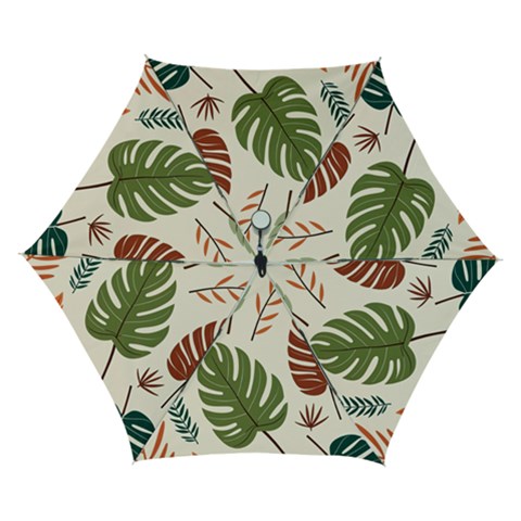 Leaves Autumn Automatic Folding Umbrella with Case (Small) from ArtsNow.com