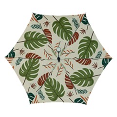 Leaves Autumn Automatic Folding Umbrella with Case (Small) from ArtsNow.com