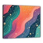 Art Abstract Pattern Canvas 24  x 20  (Stretched)