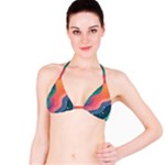 Art Abstract Pattern Classic Bikini Top