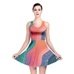 Art Abstract Pattern Reversible Skater Dress