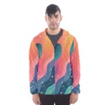 Art Abstract Pattern Men s Hooded Windbreaker