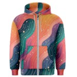 Art Abstract Pattern Men s Zipper Hoodie