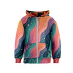 Art Abstract Pattern Kids  Zipper Hoodie