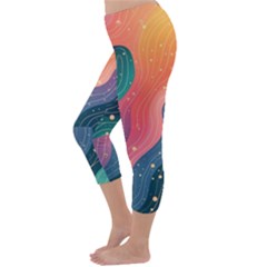 Capri Winter Leggings  Back