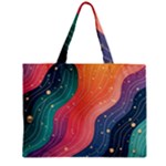 Art Abstract Pattern Zipper Mini Tote Bag