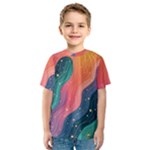 Art Abstract Pattern Kids  Sport Mesh T-Shirt