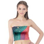 Art Abstract Pattern Tube Top