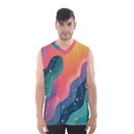 Art Abstract Pattern Men s Basketball Tank Top