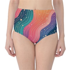 Classic High-Waist Bikini Bottoms 