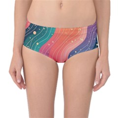 Mid-Waist Bikini Bottoms 