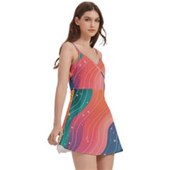 Body Wrap Sleeveless V-Neck Mini Dress 