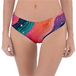 Art Abstract Pattern Reversible Classic Bikini Bottoms