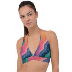 Halter Plunge Bikini Top 