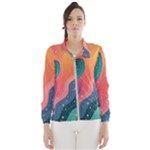 Art Abstract Pattern Women s Windbreaker