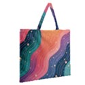 Zipper Large Tote Bag 