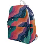 Art Abstract Pattern Top Flap Backpack