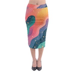 Midi Pencil Skirt 