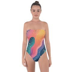 Tie Back One Piece Swimsuit 