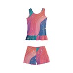 Art Abstract Pattern Kids  Boyleg Swimsuit