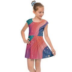 Kids  Cap Sleeve Dress 