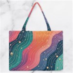 Art Abstract Pattern Zipper Medium Tote Bag