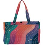 Art Abstract Pattern Canvas Work Bag