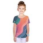 Art Abstract Pattern Kids  One Piece T-Shirt