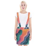 Art Abstract Pattern Braces Suspender Skirt