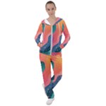 Art Abstract Pattern Women s Tracksuit