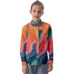 Art Abstract Pattern Kids  Long Sleeve Shirt