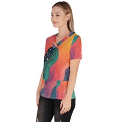 Women s V-Neck Scrub Top 