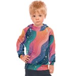 Art Abstract Pattern Kids  Hooded Pullover