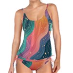 Art Abstract Pattern Tankini Set