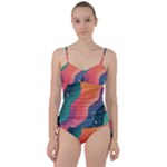 Art Abstract Pattern Sweetheart Tankini Set