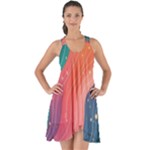 Art Abstract Pattern Show Some Back Chiffon Dress